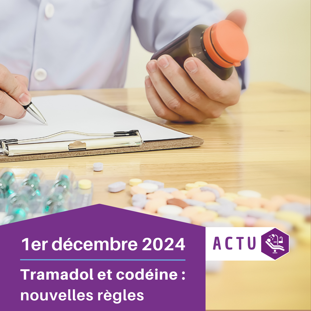 💊 Tramadol et codéine : nouvelles règles