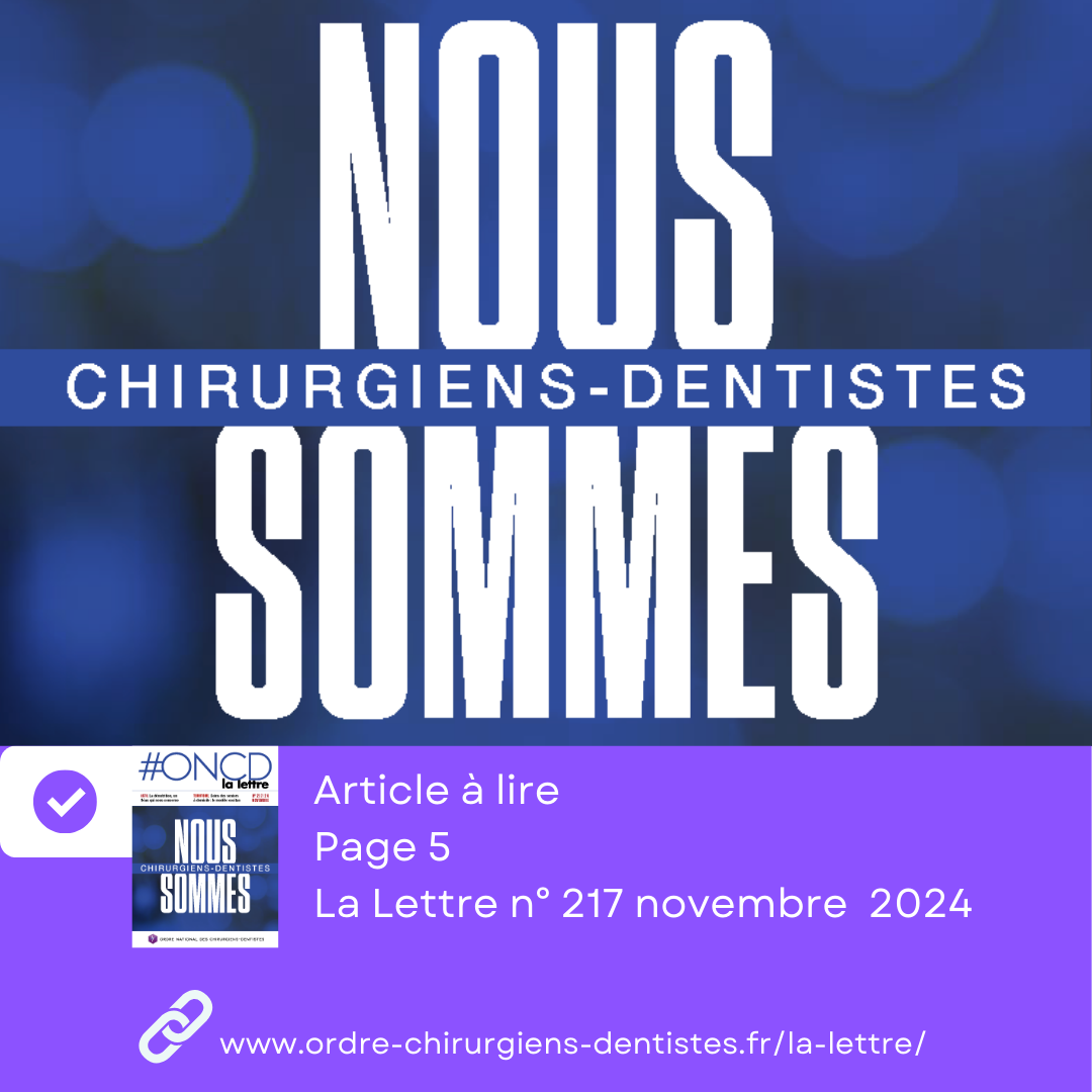 🦷 Nous sommes chirurgiens-dentistes ! 🦷