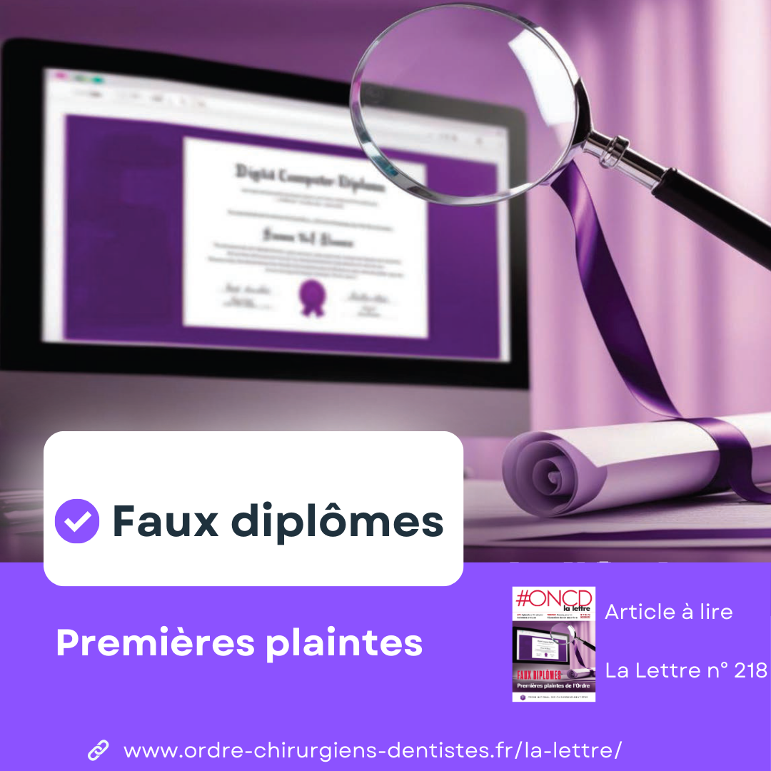 Faux diplômes : premières plaintes